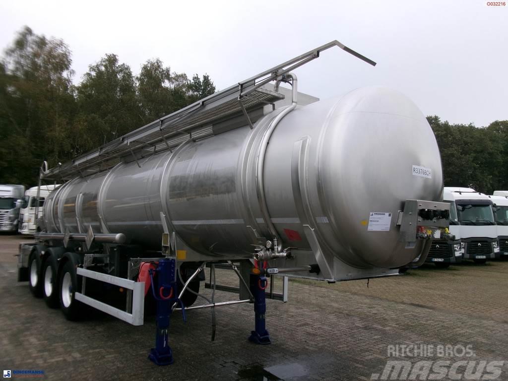  Parcisa Chemical tank inox L4BH 21.2 m3 / 1 comp + Polprikolice cisterne