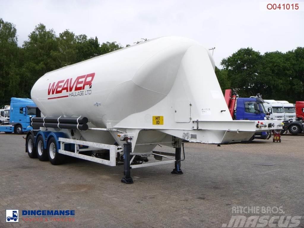 Spitzer Powder tank alu 43 m3 / 1 comp Polprikolice cisterne