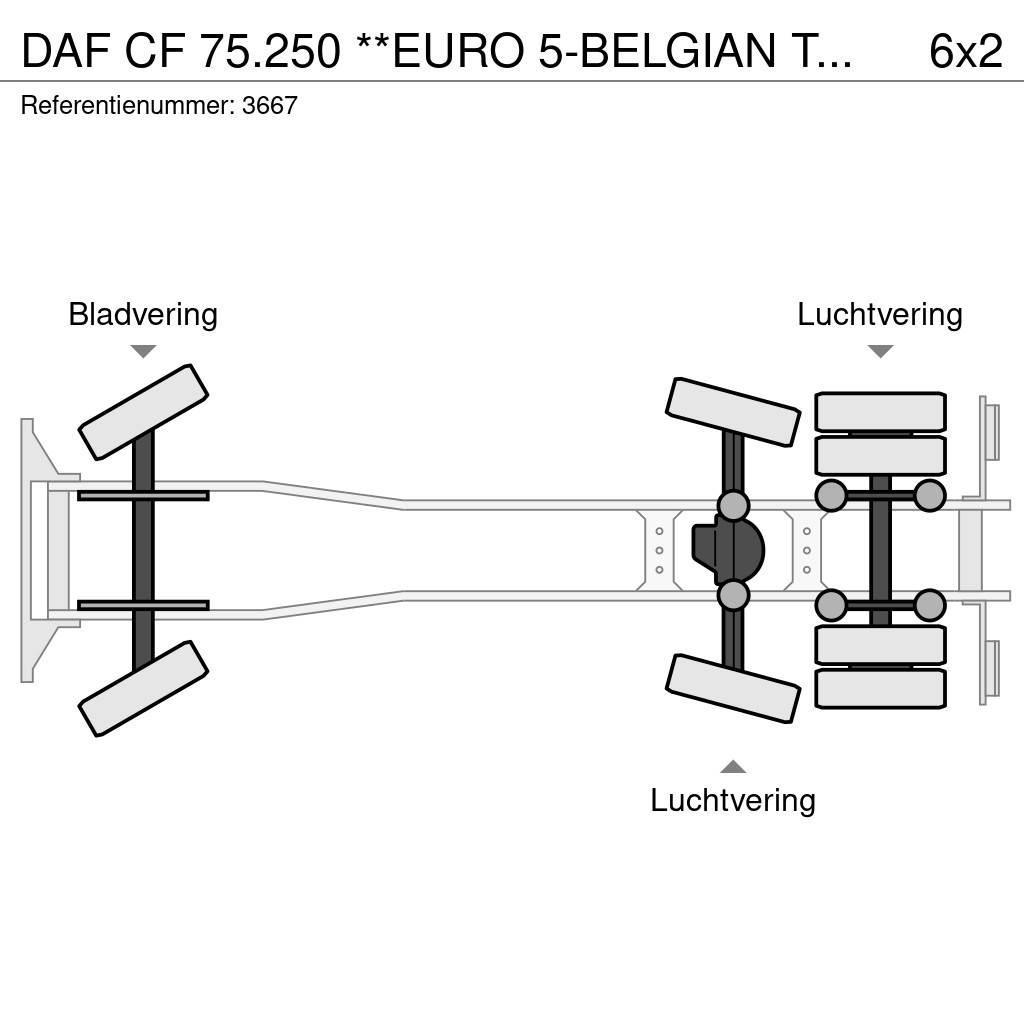DAF CF 75.250 **EURO 5-BELGIAN TRUCK-REFUSE TRUCK** Komunalni tovornjaki