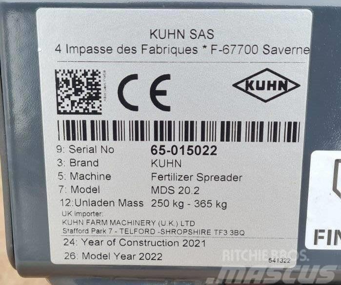 Kuhn MDS 20.2 Broadcaster Trosilniki mineralnega gnojila
