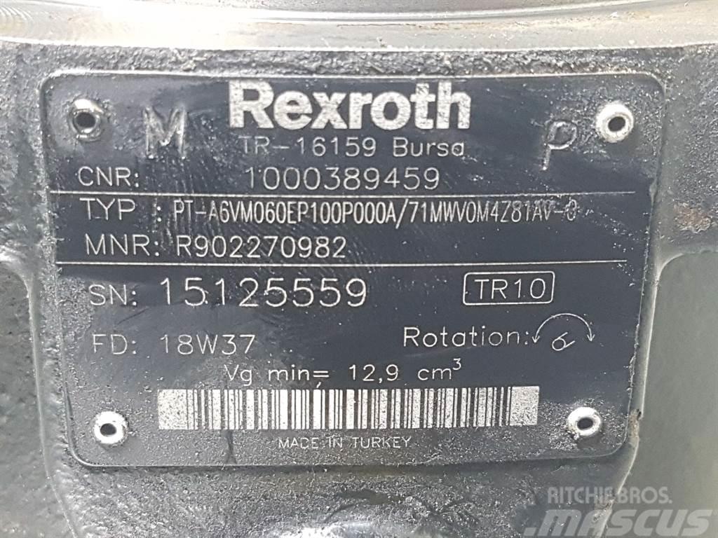 Wacker Neuson 1000389459-Rexroth A6VM060EP100-Drive motor Hidravlika