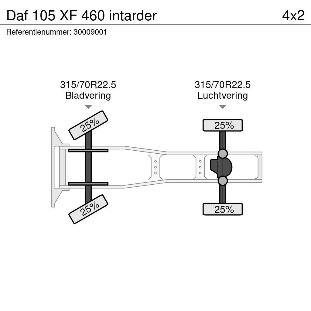 DAF 105 XF 460 intarder Vlačilci