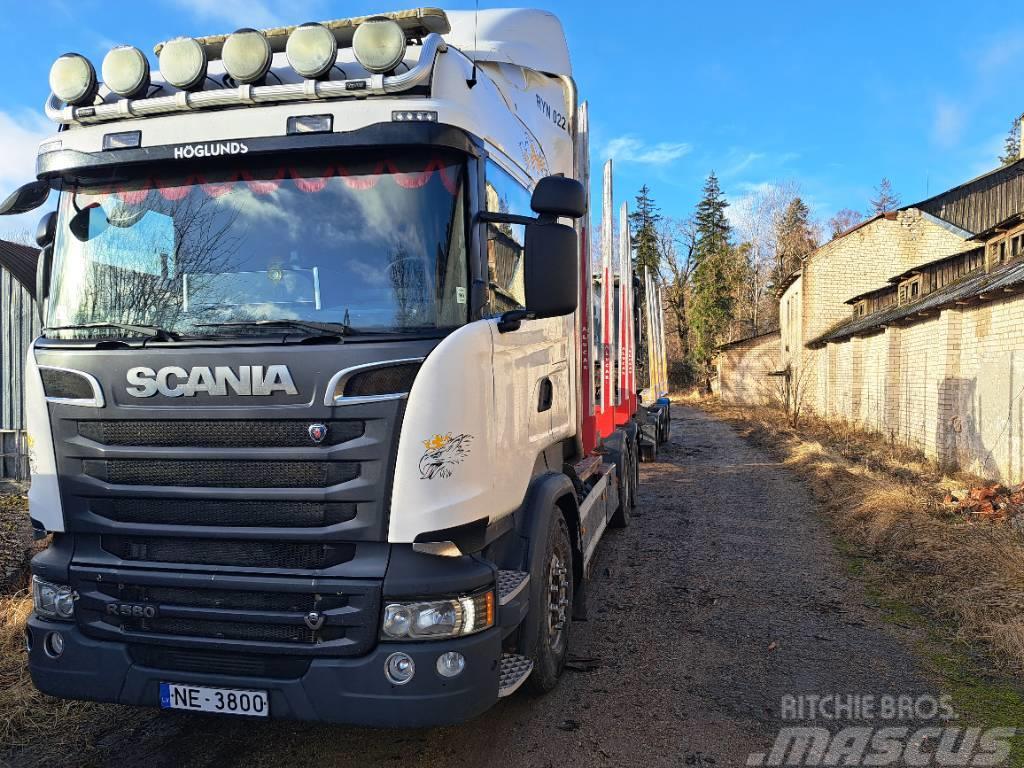 Scania R 580 Tovornjaki za hlode