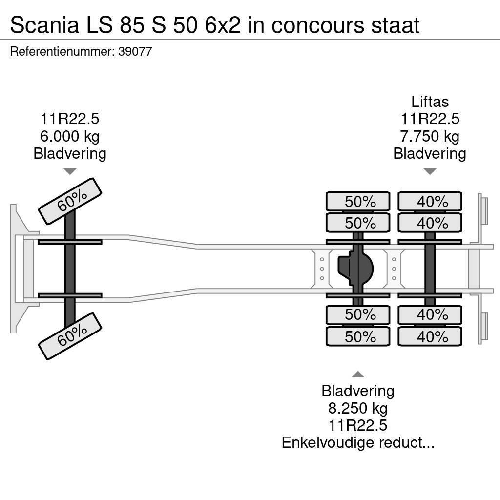 Scania LS 85 S 50 6x2 in concours staat Tovornjaki zabojniki