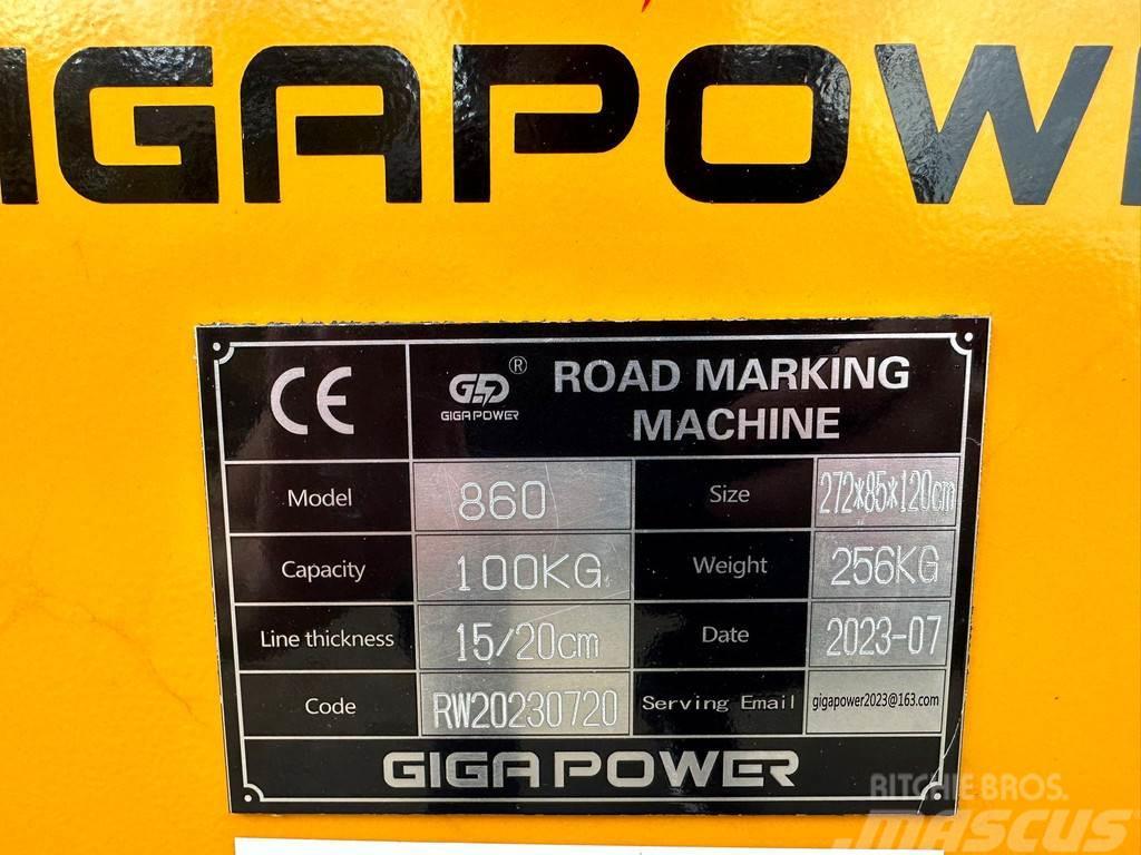  Giga power Road Marking Machine Freze za asfalt
