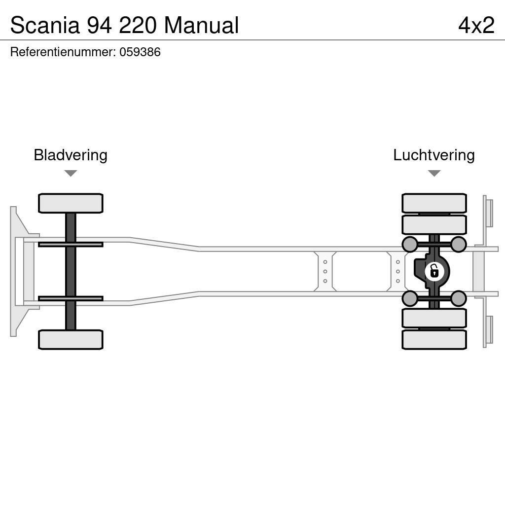 Scania 94 220 Manual Tovornjaki s ponjavo