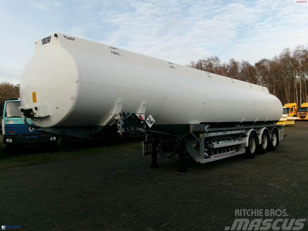 LAG Fuel tank alu 45.2 m3 / 6 comp + pump Polprikolice cisterne