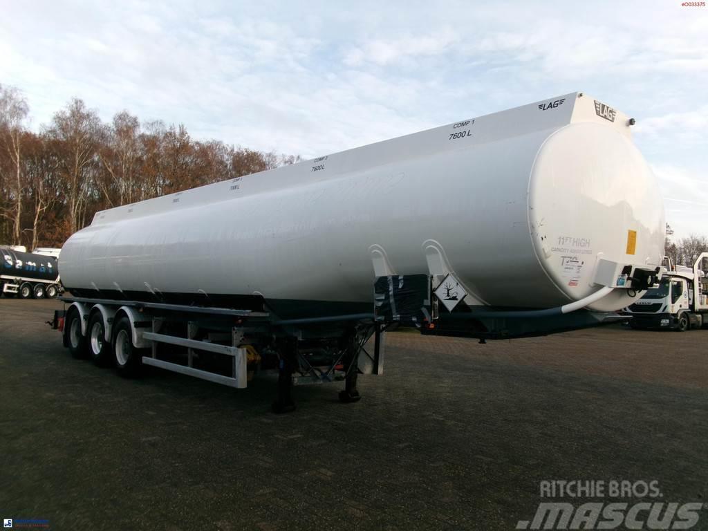 LAG Fuel tank alu 45.2 m3 / 6 comp + pump Polprikolice cisterne