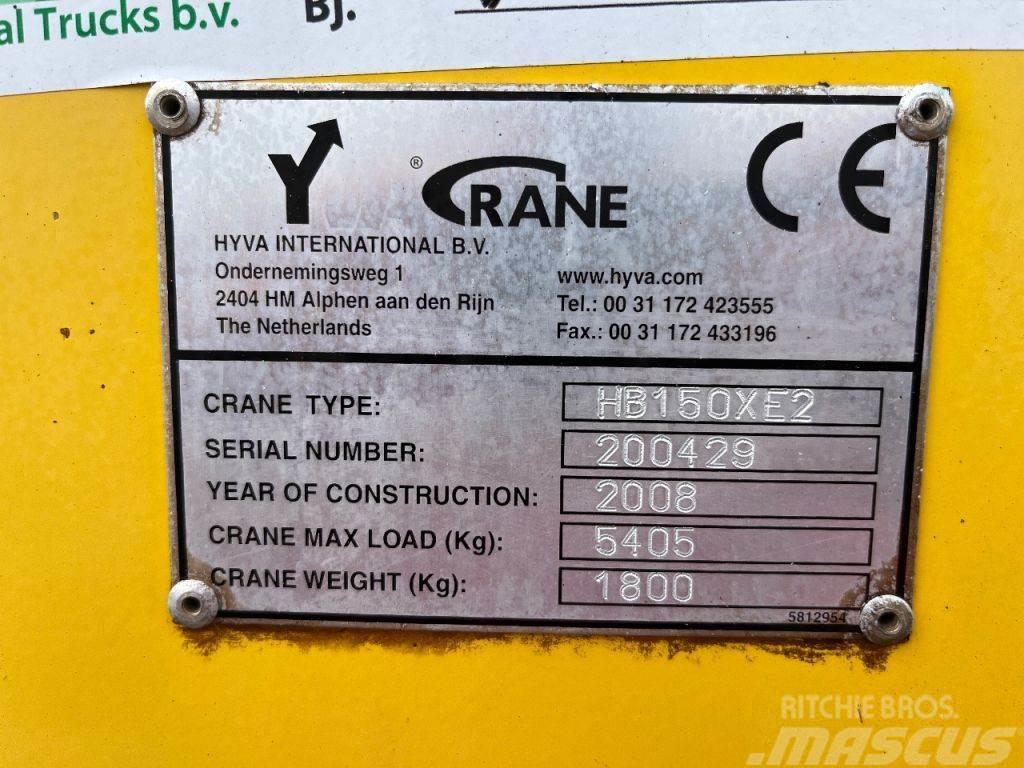 Hyva HB150 XE2 Crane / Kraan / Autolaadkraan / Ladekran Paletna dvigala