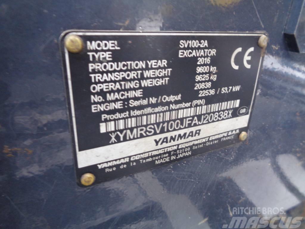 Yanmar SV 100-2 Midi bagri 7t – 12t