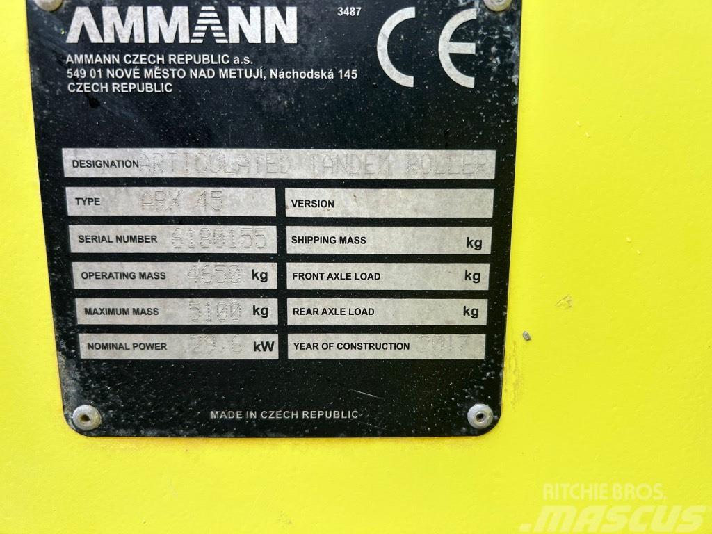 Ammann ARX45 ( 1400MM Wide Drum ) Kompaktorji tal