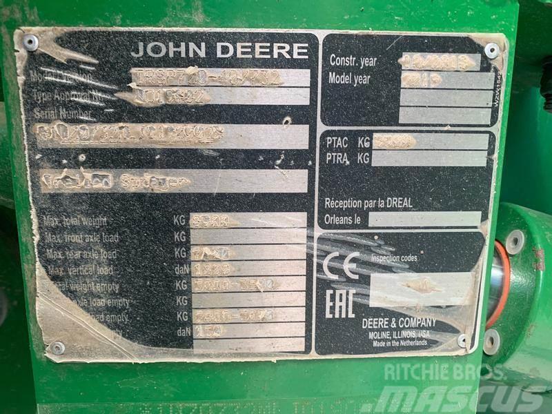 John Deere M732 Vlečne škropilnice