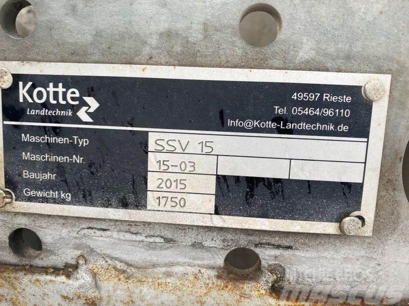 Kotte SSV 15 Schleppschuhverteiler Trosilniki gnoja