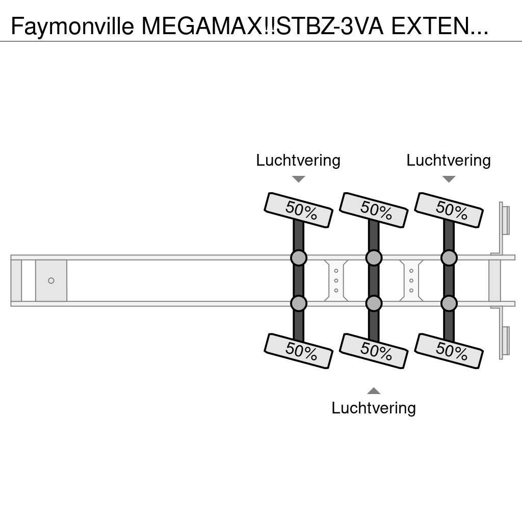 Faymonville MEGAMAX!!STBZ-3VA EXTENDABLE! REMOVABLE NECK!3x St Nizko noseče polprikolice