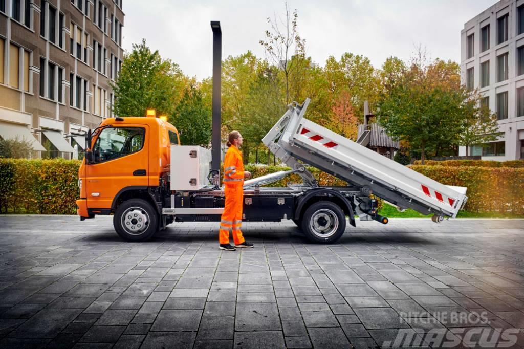 Fuso eCanter ellastbil 8,55 ton lastväxlare Kotalni prekucni tovornjaki