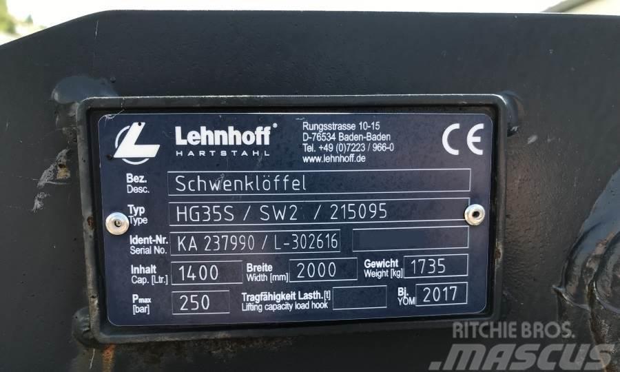 Lehnhoff 200 CM / SW25 - Schwenklöffel Nakladalne žlice