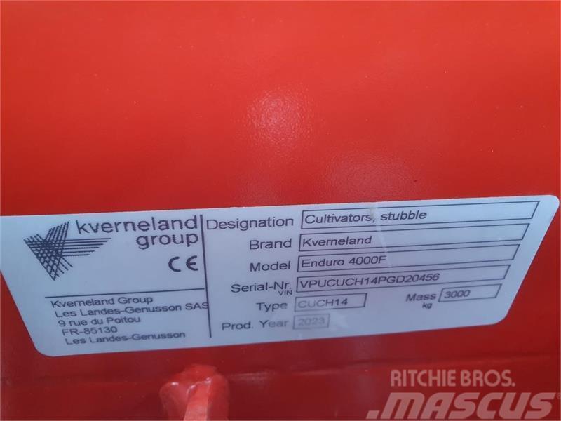 Kverneland Enduro Pro F 4m Foldbar 14 tands. Brane