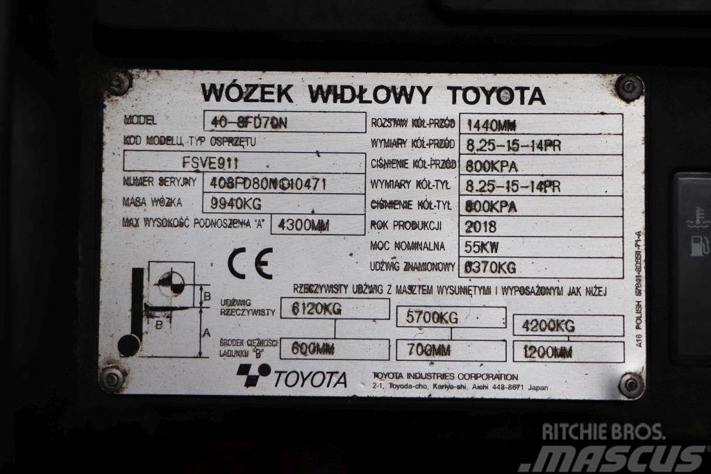 Toyota 40-8FD70N Dizelski viličarji
