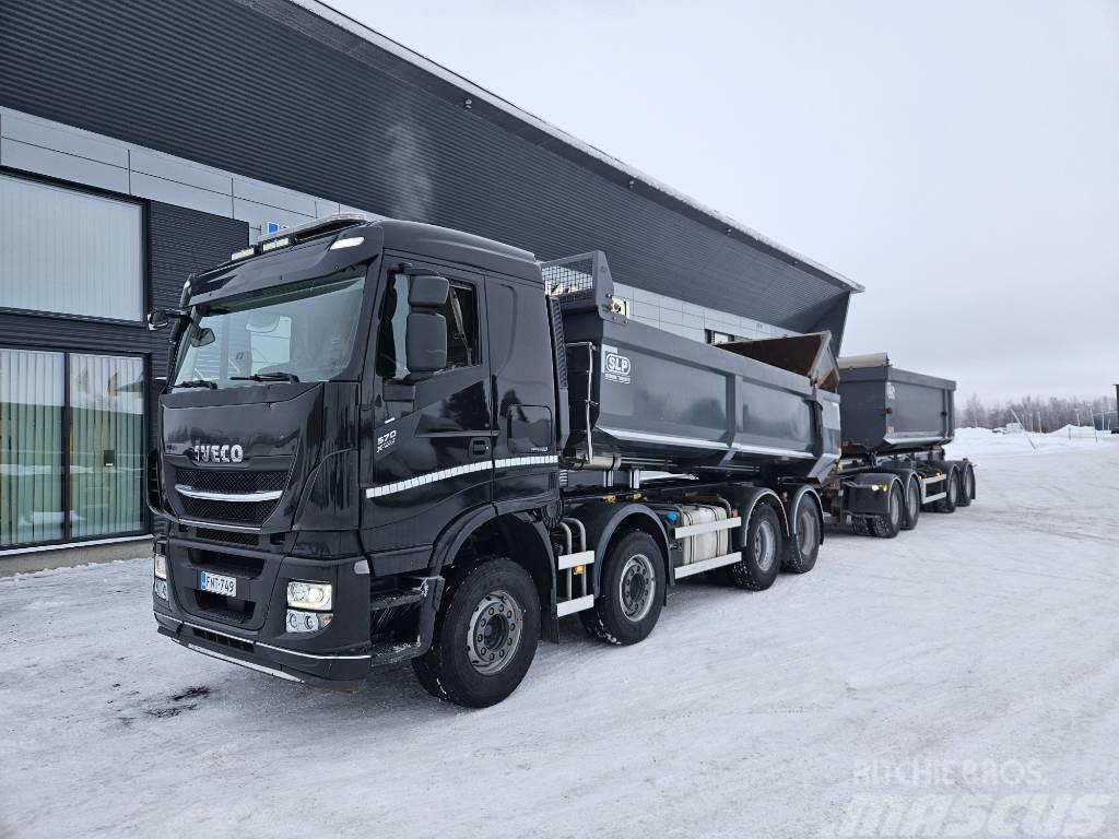 Iveco X-Way 8X4 +SLP 2+2 Kiper tovornjaki