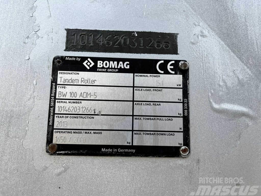 Bomag BW 100 ADM-5 Dvojni valjarji