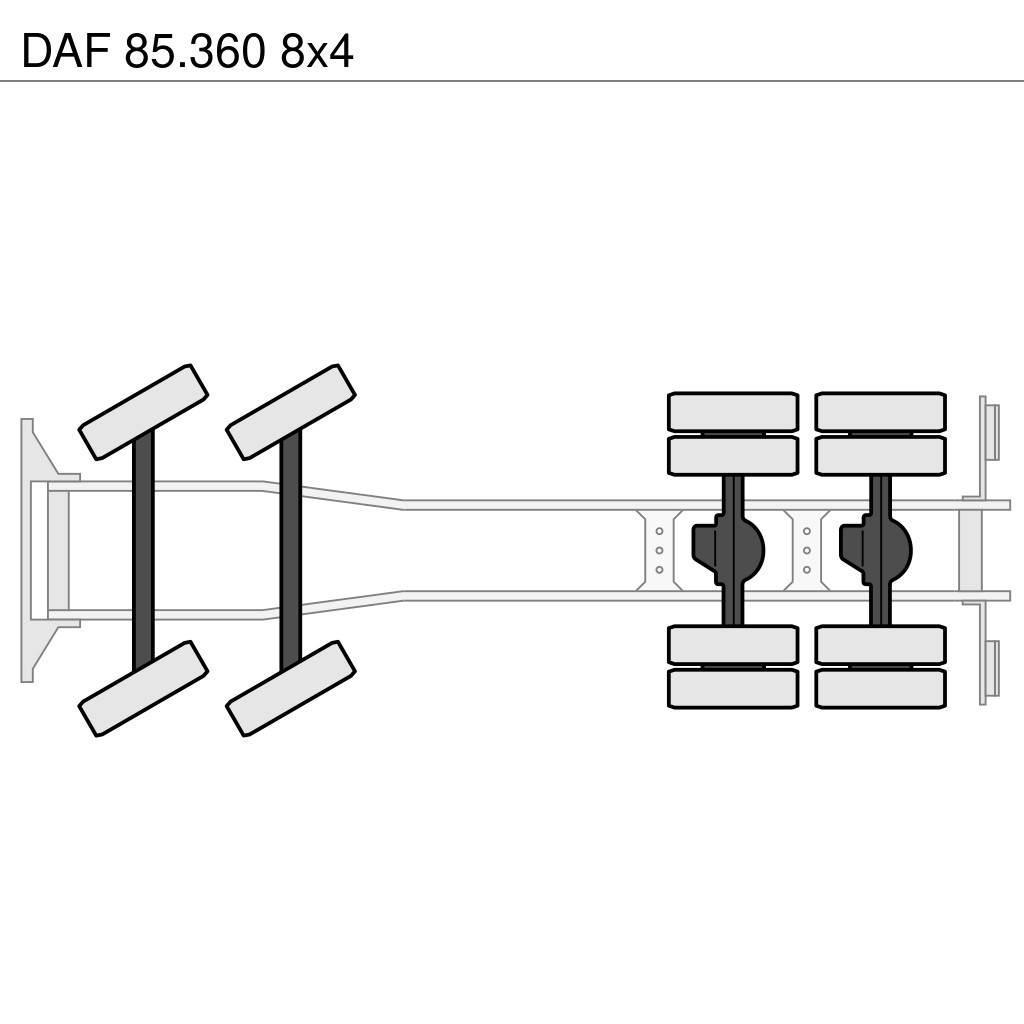 DAF 85.360 8x4 Avtomešalci za beton