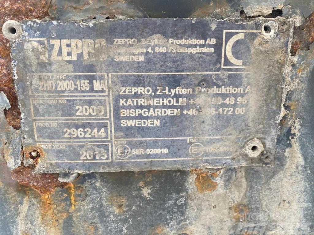  ZEPRO TAILLIFT 2000KG / 2000MM Tovorna dvigala