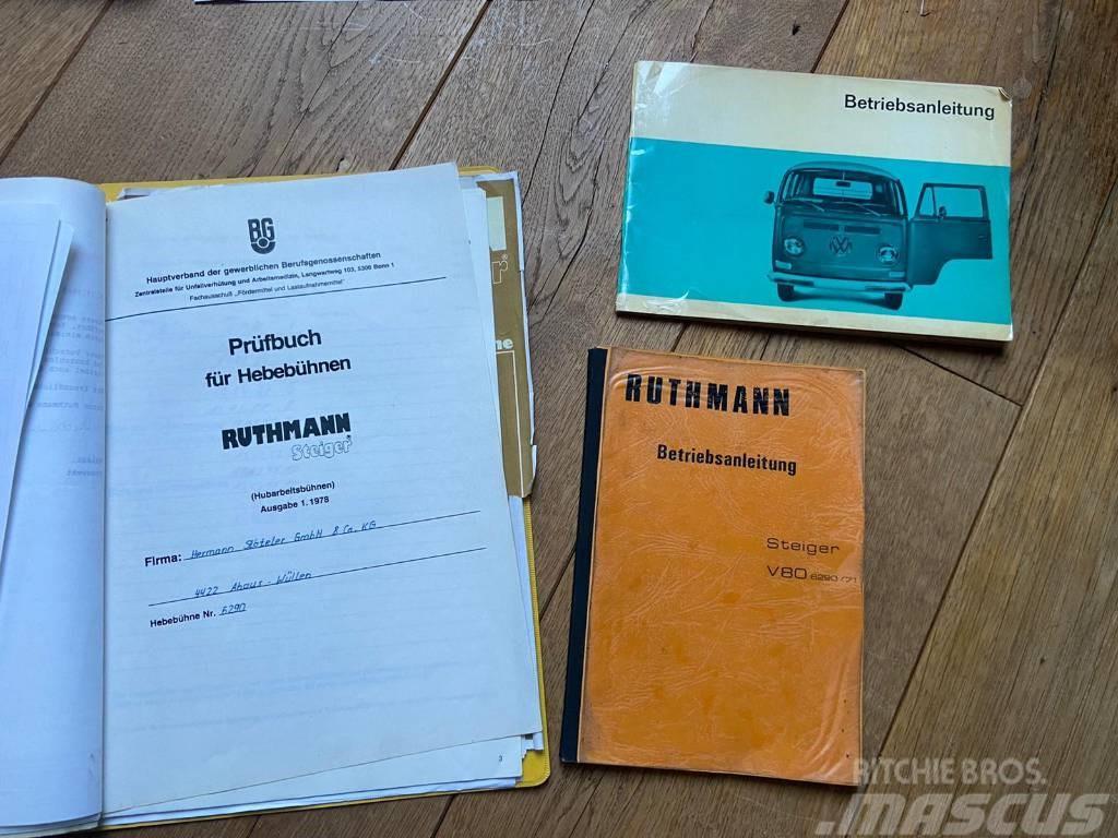Ruthmann V80 Steiger VW T2 Bulli Arbeitsbühne Cherrypicker Avtokošare