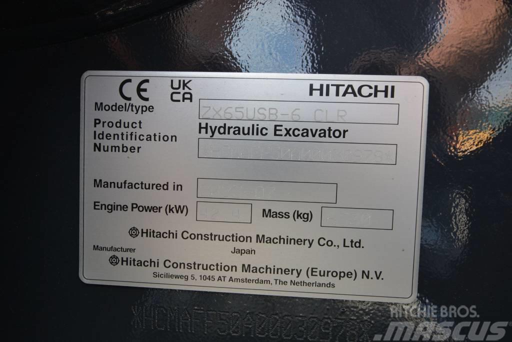 Hitachi ZX 65 USB-6 Mini bagri <7t