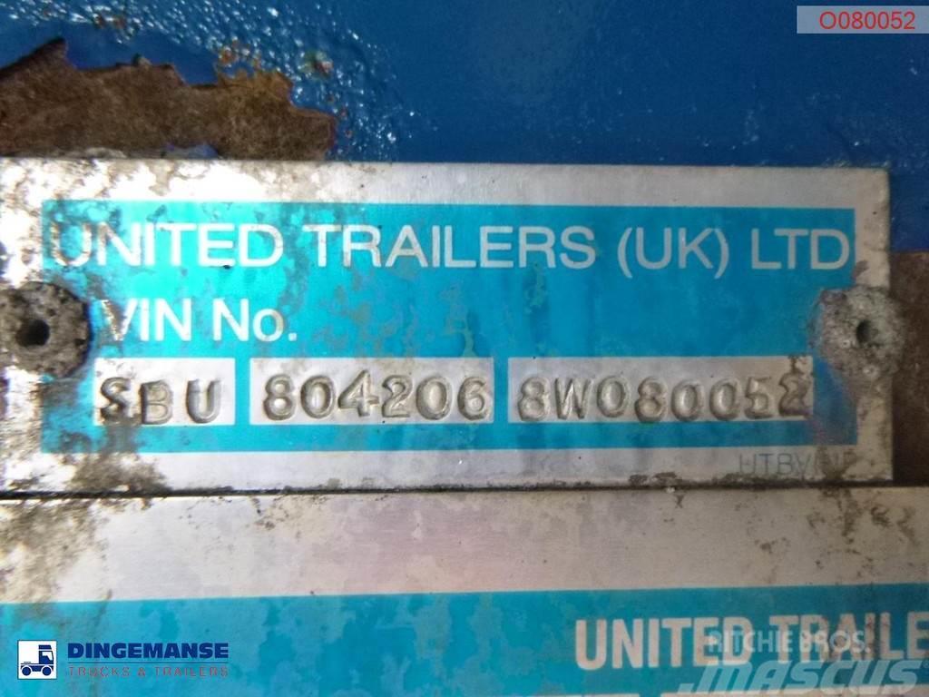 United TRAILERS Tipper trailer alu 52 m3 + tarpaulin Polprikolice prekucniki - kiper