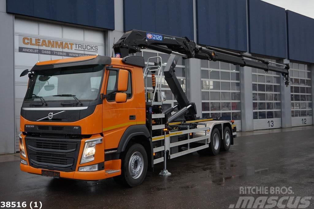 Volvo FM 410 HMF 21 ton/meter laadkraan Kotalni prekucni tovornjaki