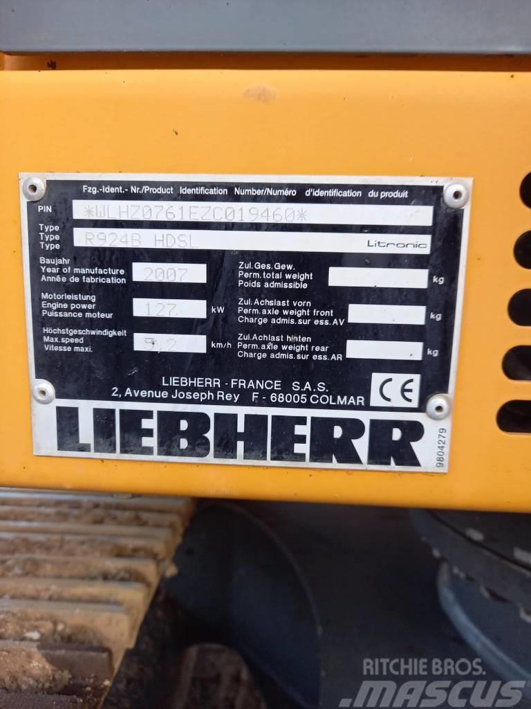 Liebherr R 924 B HD S L LITROIC Bagri goseničarji