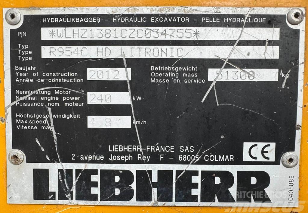 Liebherr R 954 C HD Bagri goseničarji