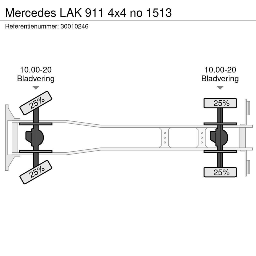 Mercedes-Benz LAK 911 4x4 no 1513 Kiper tovornjaki