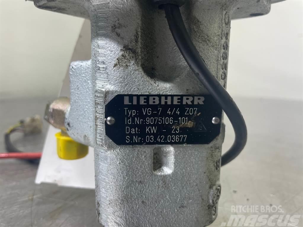 Liebherr A316-9075106/9200621-Servo valve/Servoventil Hidravlika