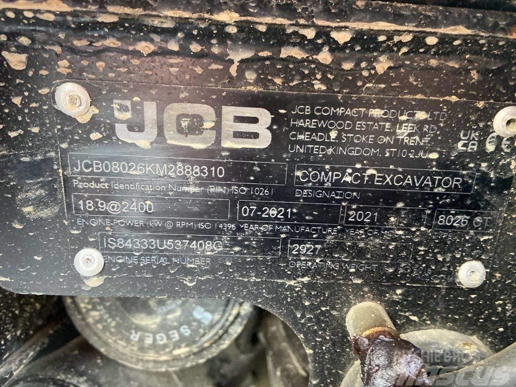JCB 8026CTS Bagri goseničarji