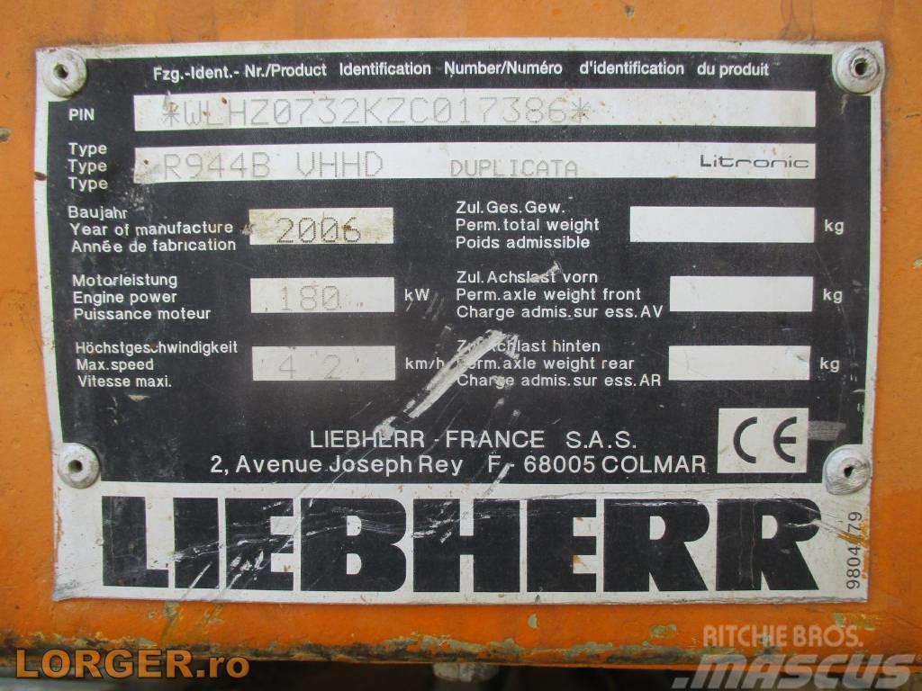 Liebherr R 944B VHHD Rušilni bagri