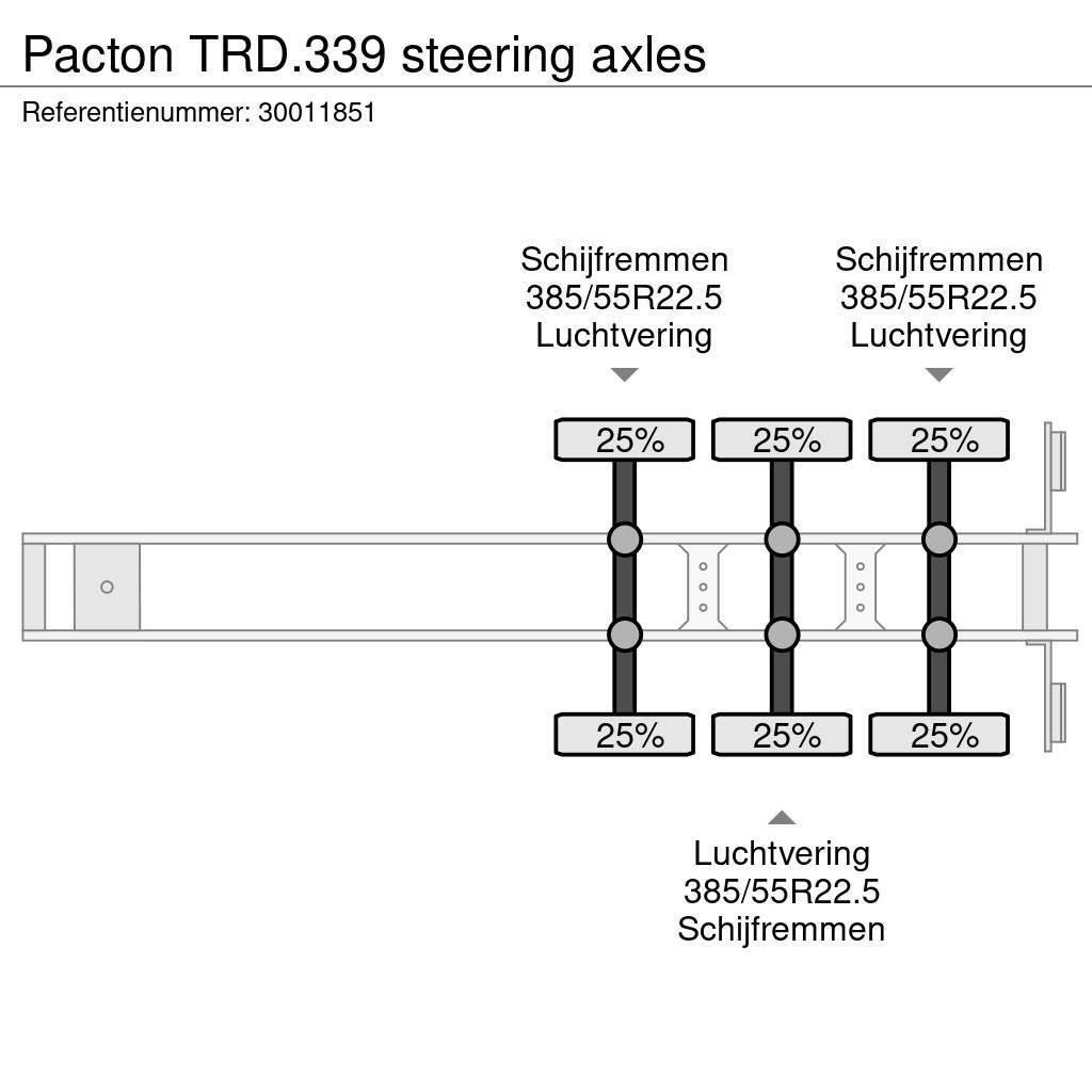 Pacton TRD.339 steering axles Polprikolice s ponjavo