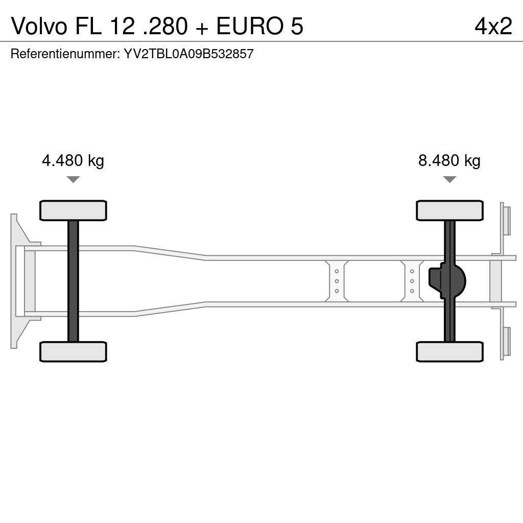 Volvo FL 12 .280 + EURO 5 Tovornjaki zabojniki