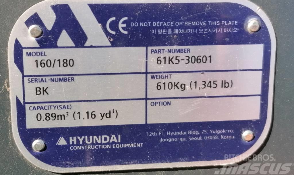 Hyundai 0.89m3_HX180 Žlice
