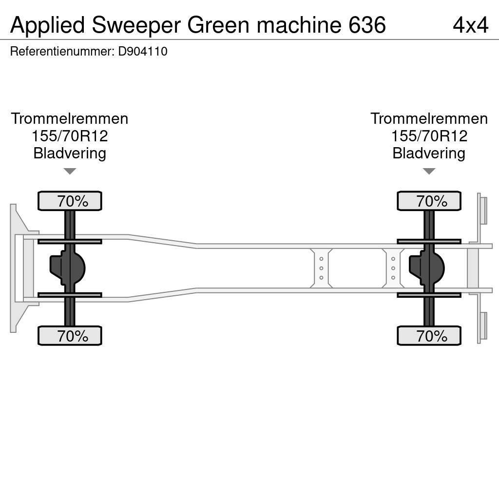 Applied sweeper Green machine 636 Vakuumski tovornjaki