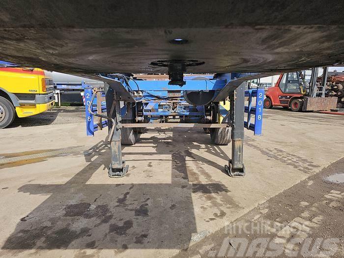 Renders 2 axle | 20 ft| steel suspension | Bpw drum. Kontejnerske polprikolice