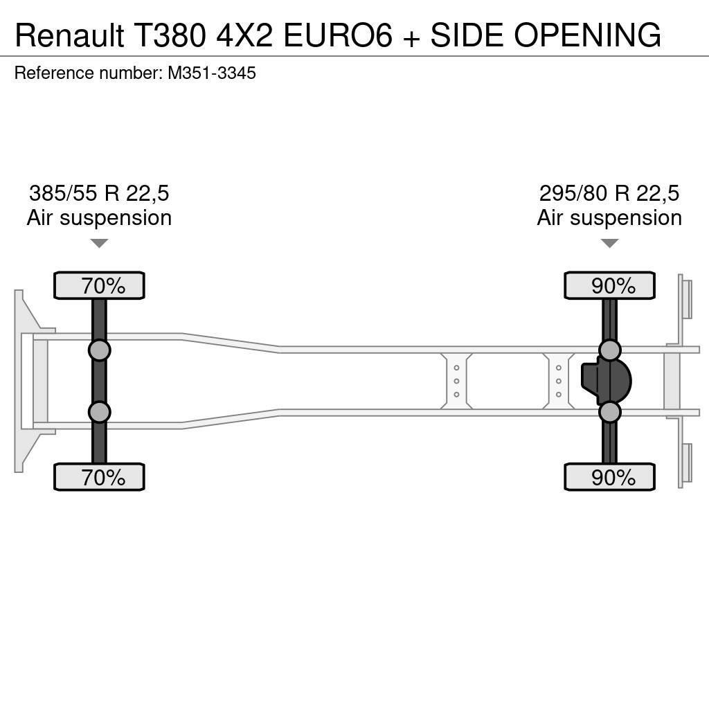 Renault T380 4X2 EURO6 + SIDE OPENING Tovornjaki zabojniki