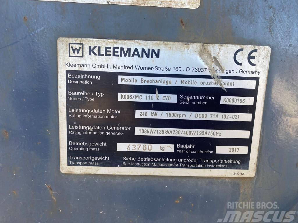 Kleemann MC 110 Z Evo Mobilni drobilniki