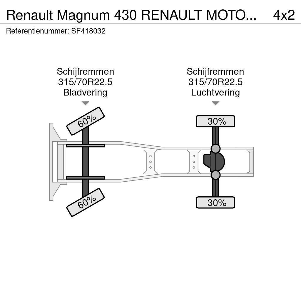 Renault Magnum 430 RENAULT MOTOR / AIRCO Vlačilci