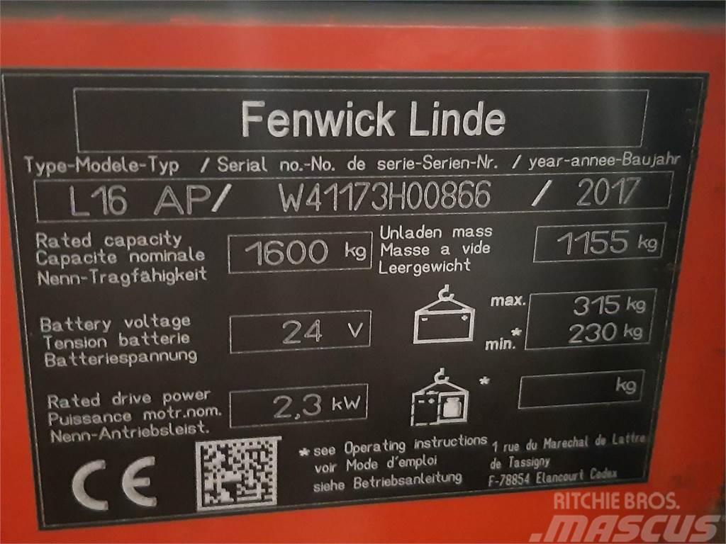 Fenwick L16AP Ročni električni viličar