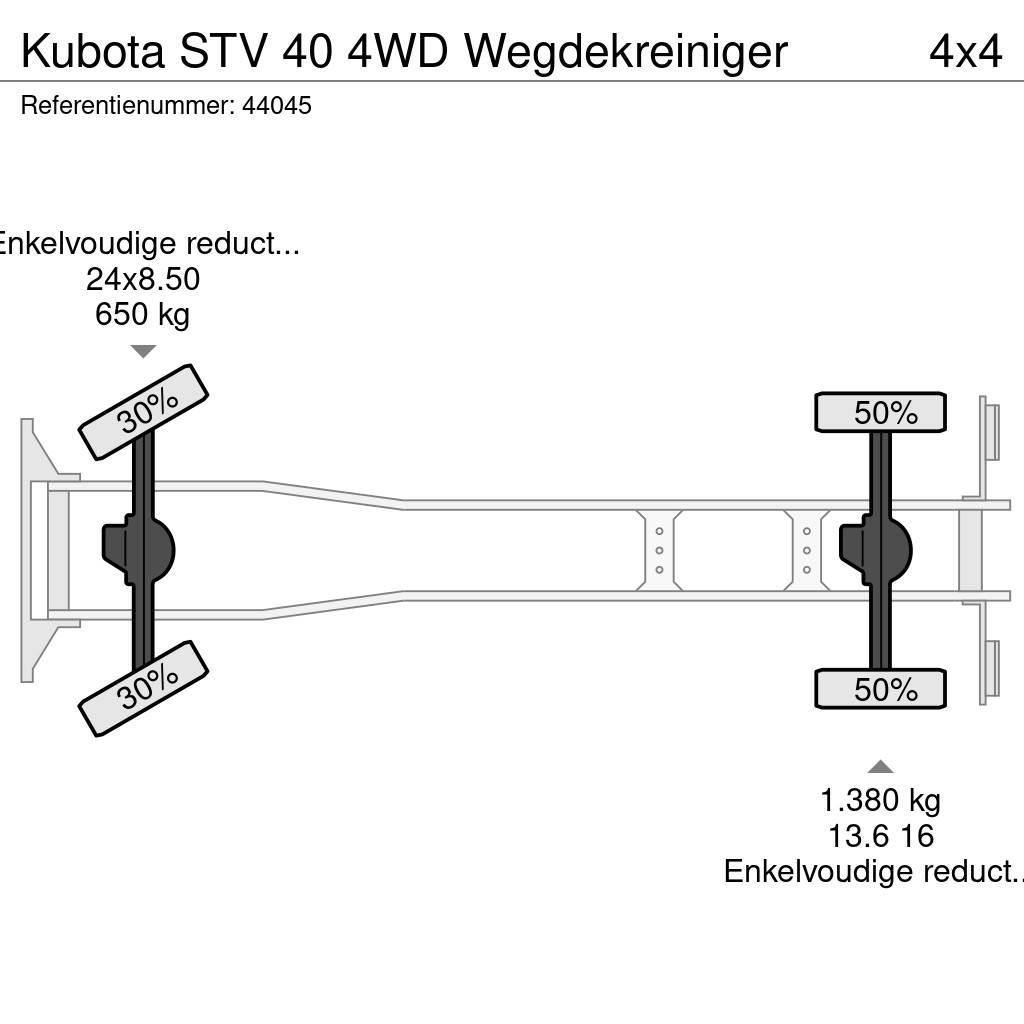 Kubota STV 40 4WD Wegdekreiniger Pometalni stroji