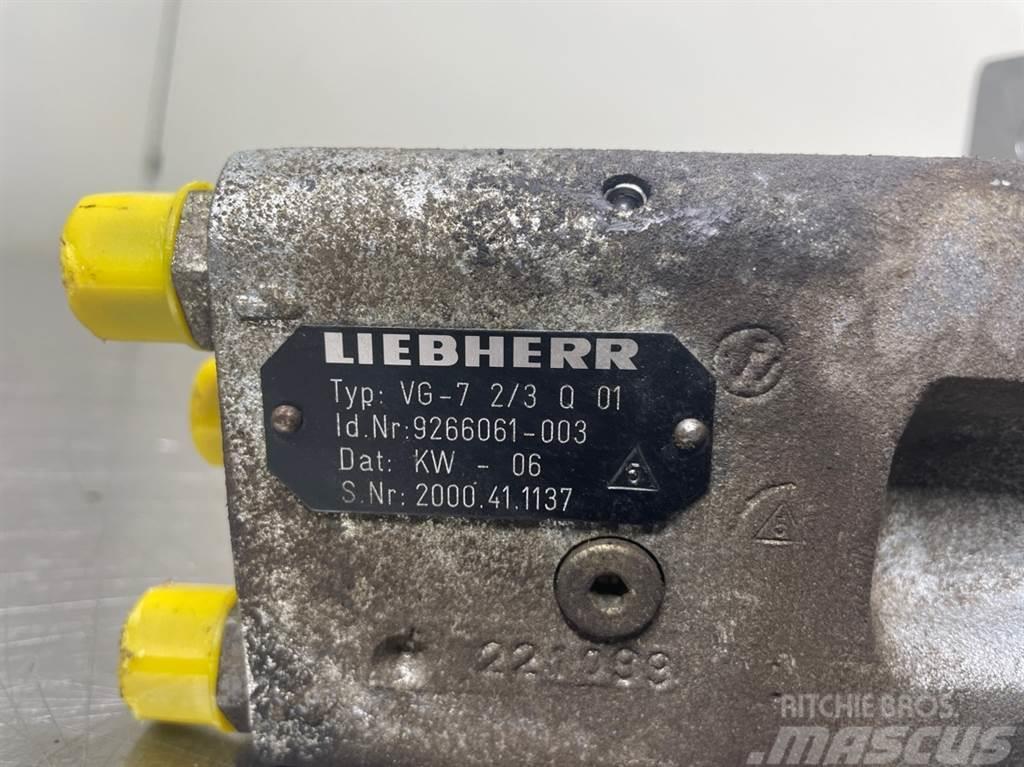 Liebherr A316-9266061-Servo valve/Servoventil/Servoventiel Hidravlika