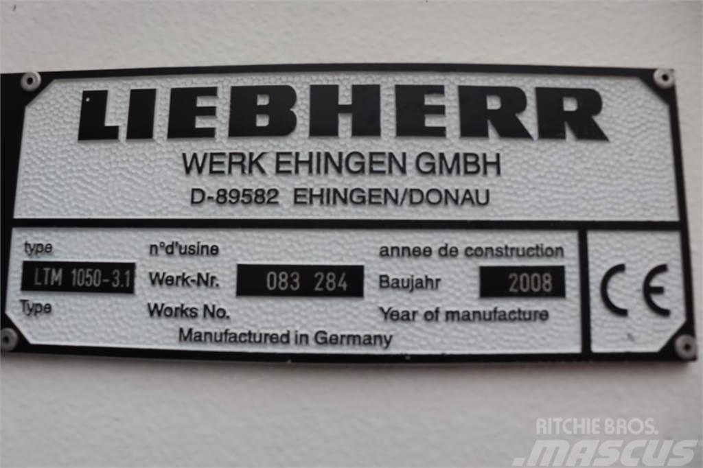 Liebherr LTM1050-3.1 Valid inspection till 03-2023, *Guaran Rabljeni žerjavi za vsak teren