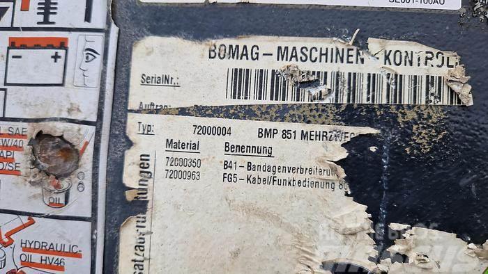 Bomag BMP851 Grabenwalze Drugi valjarji