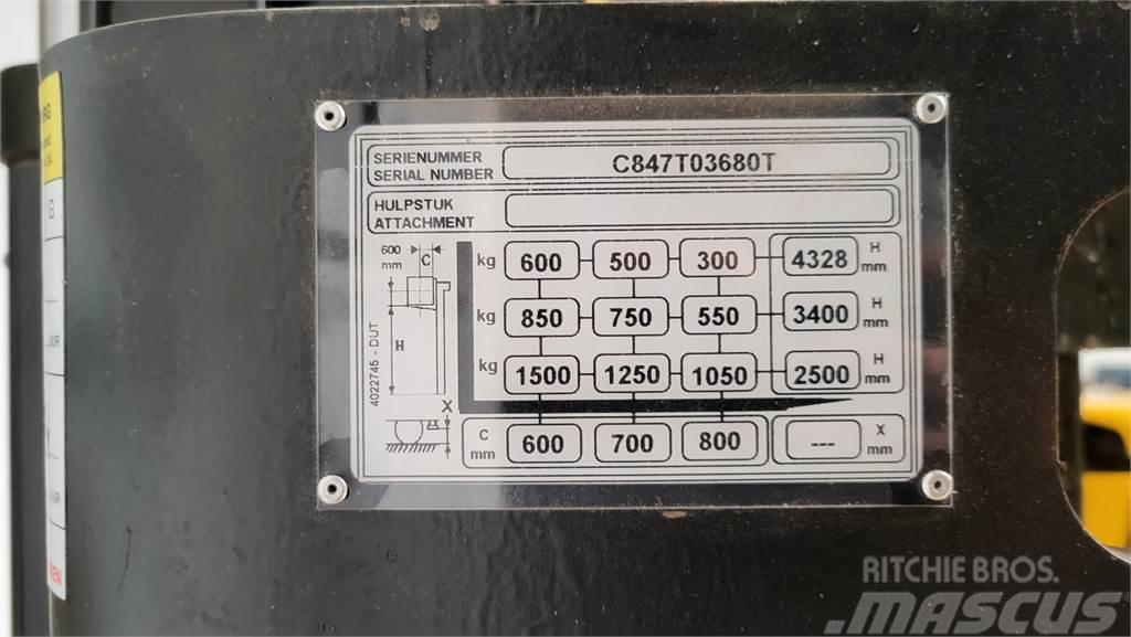 Yale stapelaar MS15X-IL 2018 3W4328 Ročni električni viličar